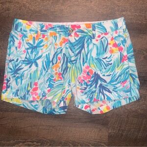 Lilly Pulitzer Callahan Pink/Blue Shorts Women’s Size 6